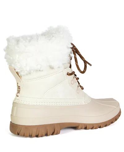 Jbu Camden Waterproof Faux Shearling Lined Duck Boot In Gray