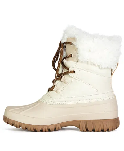 Jbu Camden Waterproof Faux Shearling Lined Duck Boot In Gray