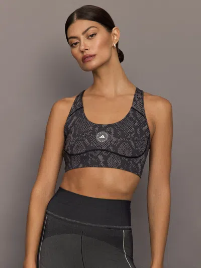 Adidas By Stella Mccartney Asmc Truepurpose Power Impact Training Bra P In Gray