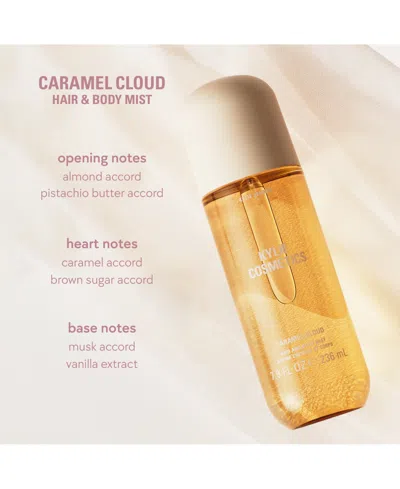 Kylie Cosmetics Caramel Cloud Hair & Body Mist 236ml In Transparent