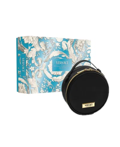 Versace Dylan Turquoise Eau De Toilette Gift Set ($198 Value) In Transparent