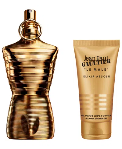 Jean Paul Gaultier Le Male Elixir Parfum Fragrance Gift Set In Transparent