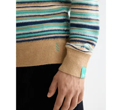 Scotch & Soda Men's Striped Long Sleeve Sweater In Multi