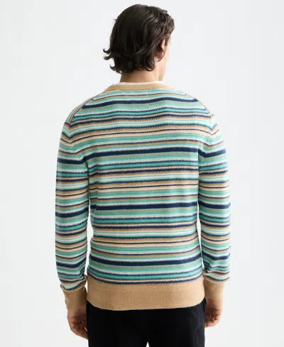 Scotch & Soda Men's Striped Long Sleeve Sweater In Multi