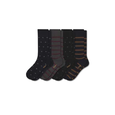 Bombas Dress Calf Sock 4-pack In Multi