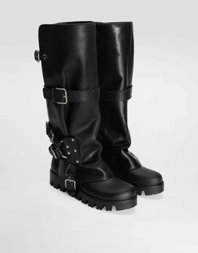 Dolce & Gabbana Dolce&gabbana Women Buckle Boots In Black