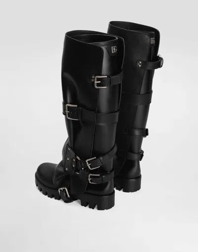 Dolce & Gabbana Dolce&gabbana Women Buckle Boots In Black