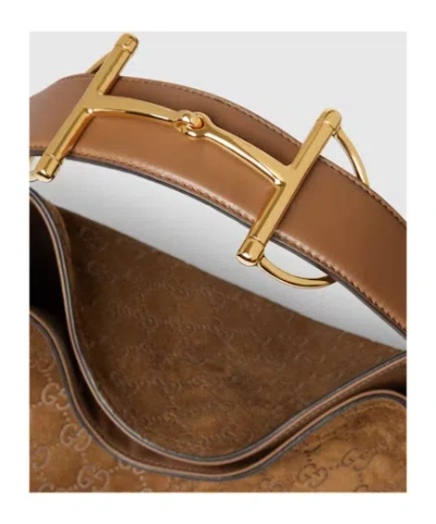 Gucci Medium Shoulder Bag "beatrix" In Brown