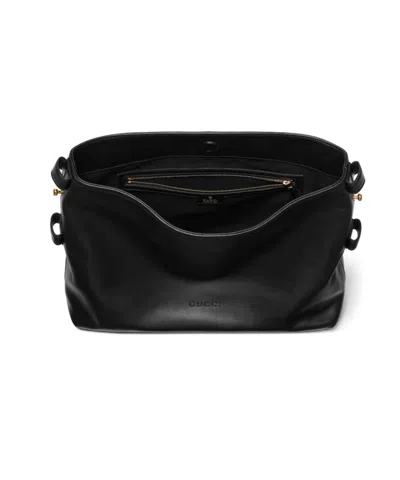 Gucci Beatrix Medium Size Shopping Bag In Black