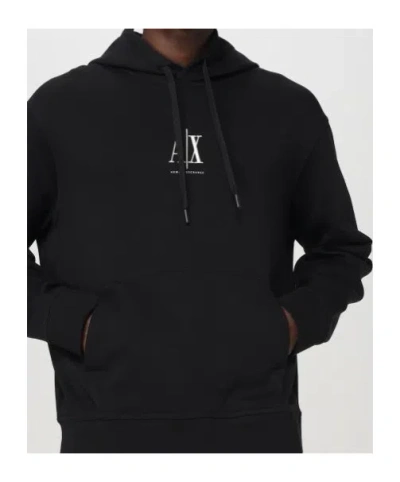 Armani Exchange Hoodies In Black