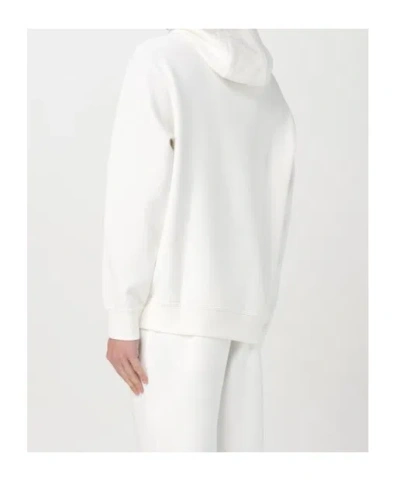 Armani Exchange Long Sleeve Sweatshirt In White