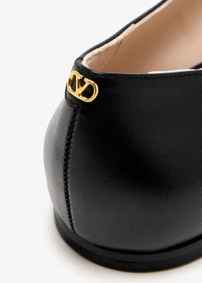Valentino Bowow Ballerina Flats In Black