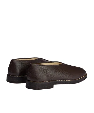 Lemaire Piped Square-toe Loafers In Multi