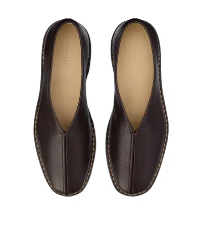 Lemaire Piped Square-toe Loafers In Multi