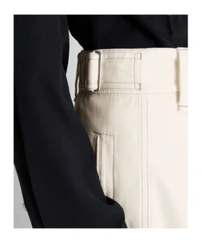 Lemaire Side-tab Welt-pocket Trousers In Neutral