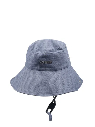 Jacquemus Logo Hat In Blue