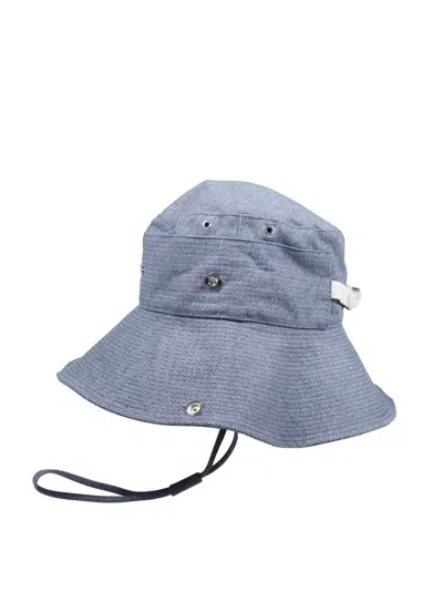 Jacquemus Logo Hat In Blue