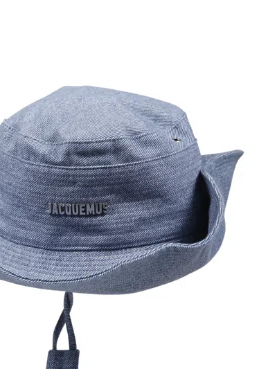 Jacquemus Logo Hat In Blue