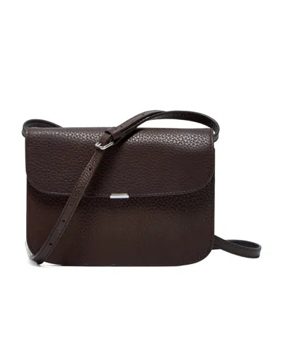 Lemaire Soft Tab Minibag In Brown