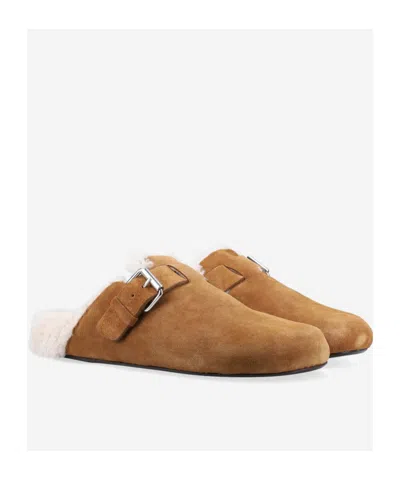 Isabel Marant Buckle-strap Mules In Brown