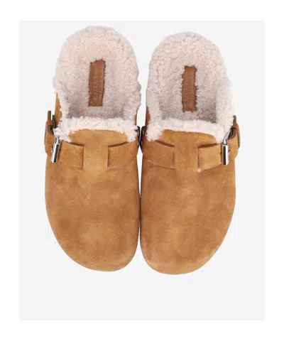 Isabel Marant Buckle-strap Mules In Brown