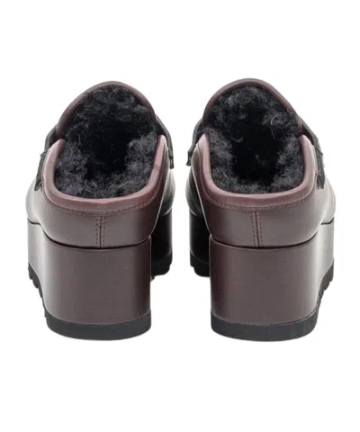 Stella Mccartney Elyse Alter Mat Platform Mules In Brown