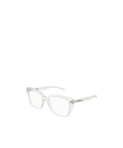 Balenciaga Eyewear Square Frame Glasses In Brown