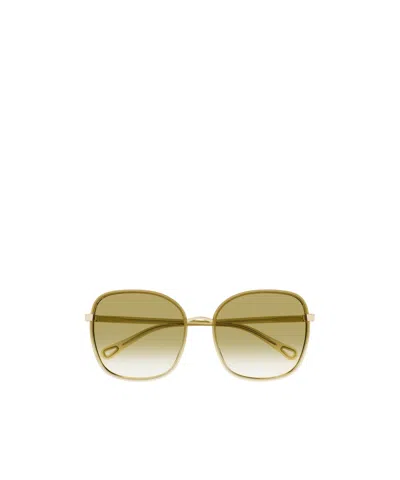 Chloé 56mm Gradient Square Sunglasses In Brown