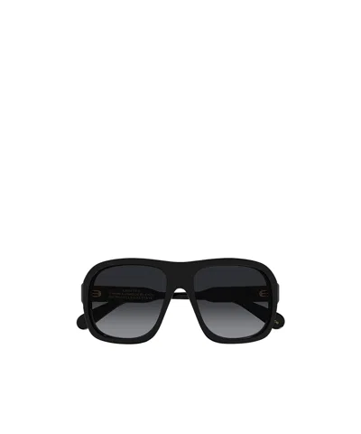 Chloé Eyewear Square Frame Sunglasses In Black