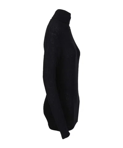 Dries Van Noten Turtleneck Sweater Knitwear Black In Black