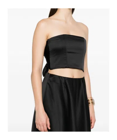 Forte Forte Bustier Top In Black