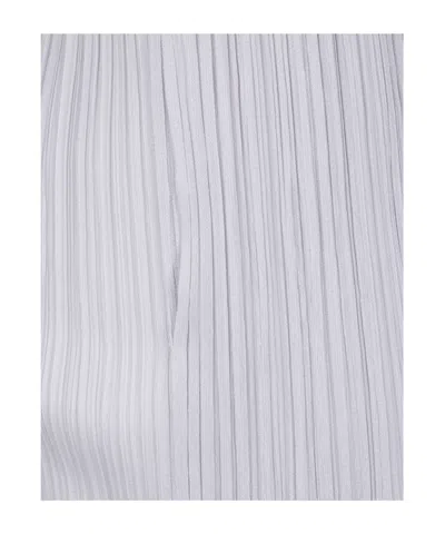 Issey Miyake Pleats Please  Pleated Pants In Gray
