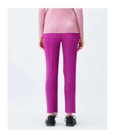 Issey Miyake Monthly Colors September Pants In Purple