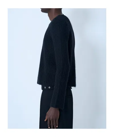 Jil Sander Long-sleeved Sweater In Blue