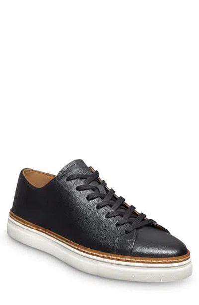 Allen Edmonds Flynn Leather Sneaker In Black