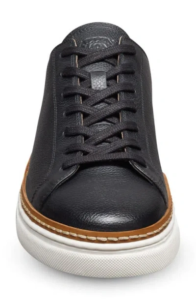 Allen Edmonds Flynn Leather Sneaker In Black