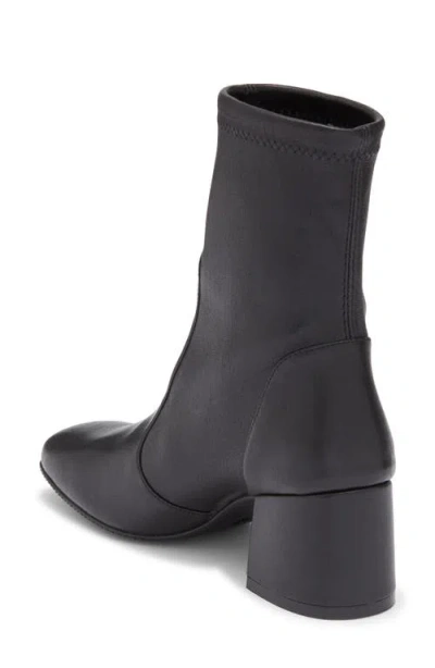 Stuart Weitzman Sleek Sock Bootie In Black