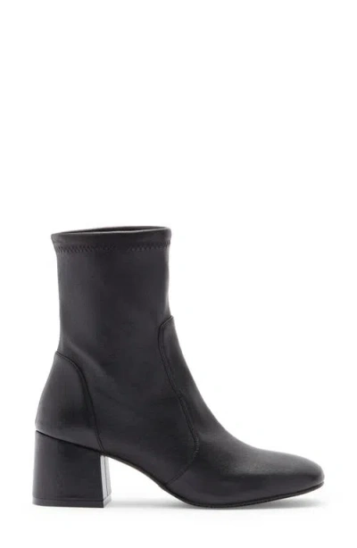 Stuart Weitzman Sleek Sock Bootie In Black