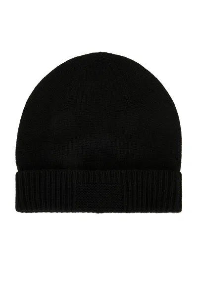Guest In Residence Rib Cuff Beanie In Black