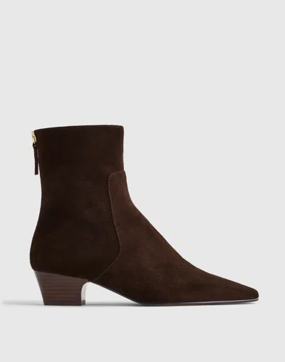 Madewell The Lexie Ankle Bootie In Brown