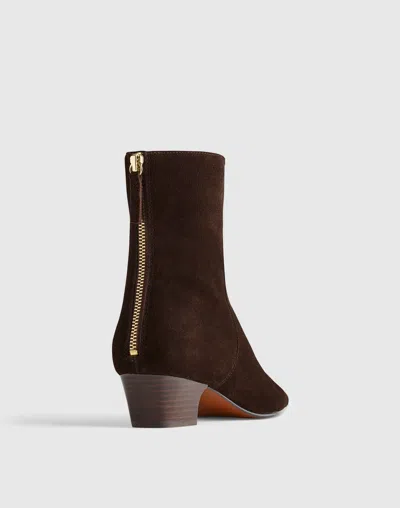 Madewell The Lexie Ankle Bootie In Brown