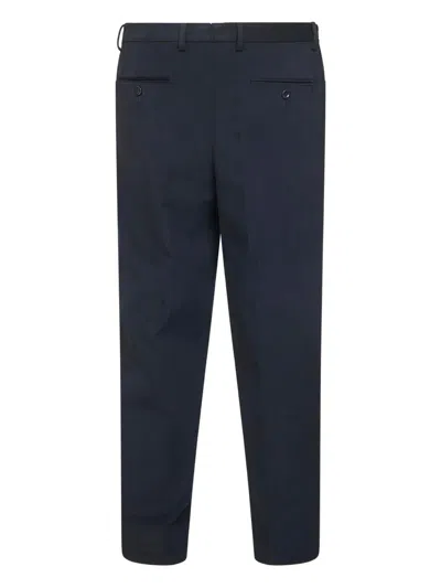 D4.0 Elasticated-waistline Trousers In Blue
