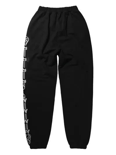Aries Logo-print Sweatpants In Black