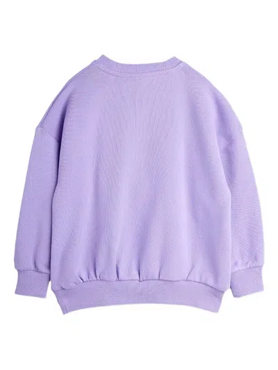 Mini Rodini Appliqué-bow Sweatshirt In Purple