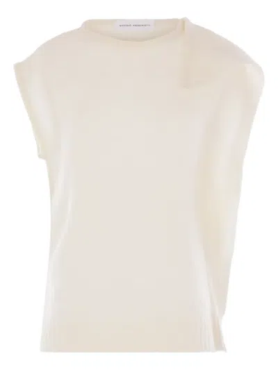 Niccolò Pasqualetti Asymmetric Draped Jumper In Neutral