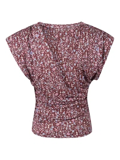 Isabel Marant Étoile Floral-print Blouse In Red