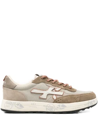 Premiata Nous Sneakers In Neutral
