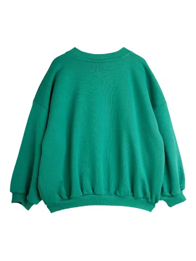 Mini Rodini Mouse-detail Sweatshirt In Green