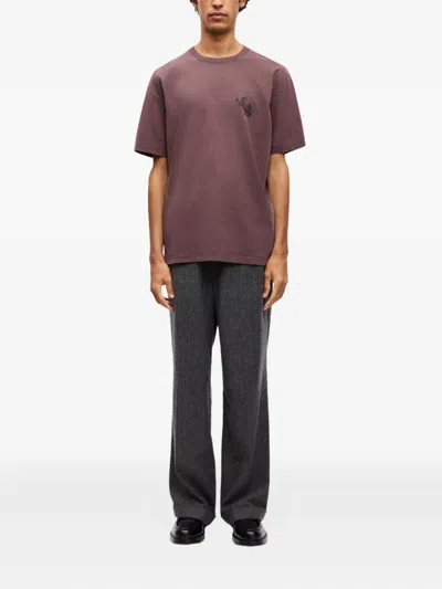 Samsoe & Samsoe Saphil T-shirt In Brown