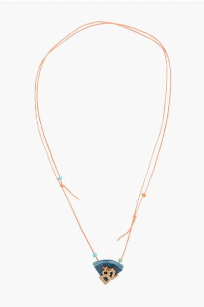 Dsquared2 Charmed Cone Necklace In Multi